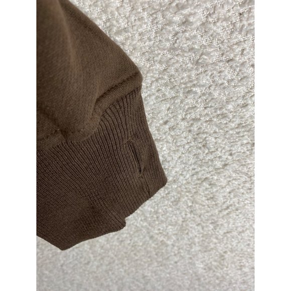 Trendy Queen Oversized Pullover Sweatshirt Brown Size Small New with Tags - Picture 3 of 8